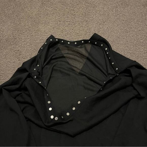 Alexander Wang Tulle Open Back Merino Wool Cardigan - Picture 9 of 9